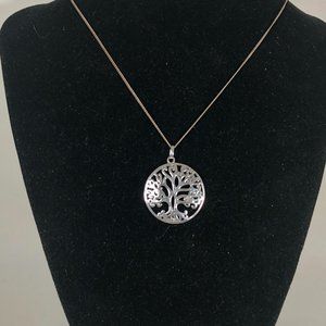 Sterling Tree of Life Pendant on Sterling Chain